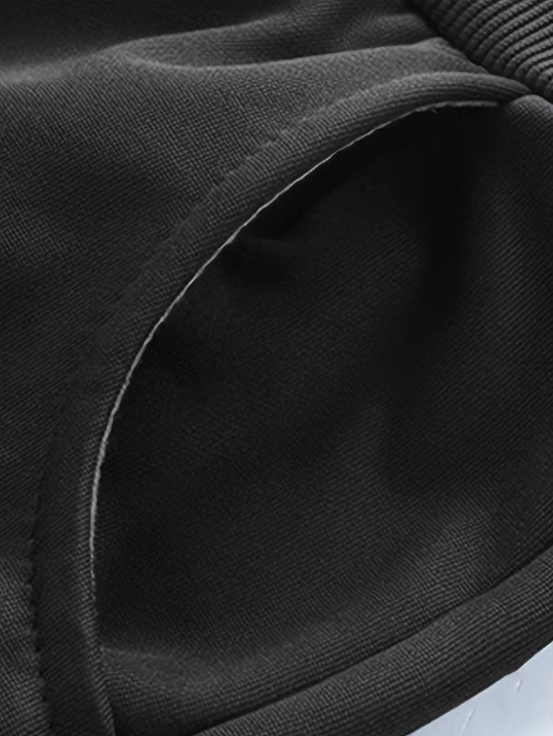 Men'S Winter Thick Warm Hooded Sweatshirt and Pants Two-Piece Casual Set